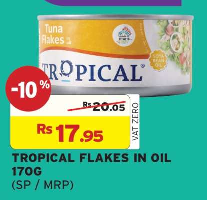 Tropical Flakes in Oil 170g