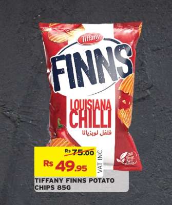 TIFFANY FINNS POTATO CHIPS 85G