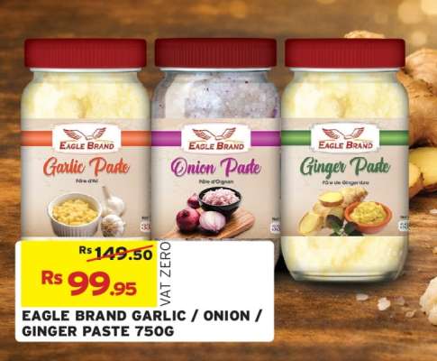 EAGLE BRAND GARLIC / ONION / GINGER PASTE 750G
