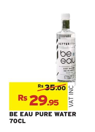 BE EAU PURE WATER 70CL