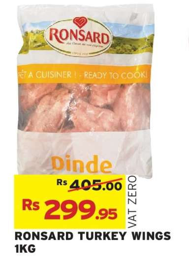 RONSARD TURKEY WINGS 1KG