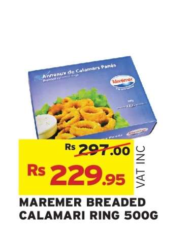 MAREMER BREADED CALAMARI RING 500G