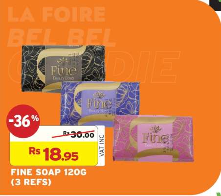 FINE SOAP 120G (3 REFS)