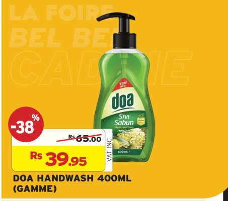 DOA HANDWASH 400ML (GAMME)