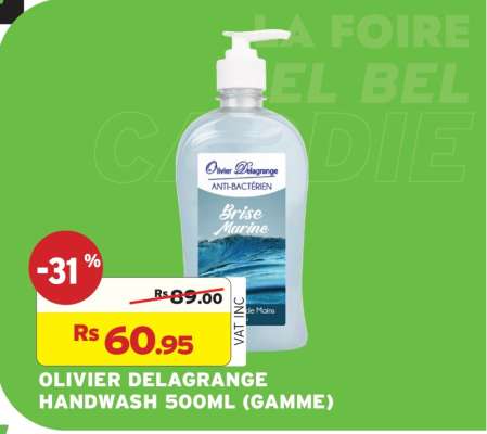 OLIVIER DELAGRANGE HANDWASH 500ML (GAMME)