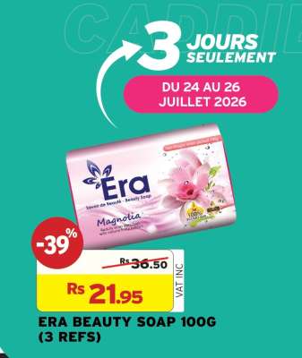 ERA BEAUTY SOAP 100G (3 REFS)