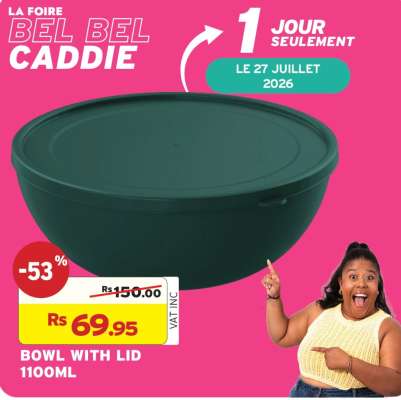 BOWL WITH LID 1100ML