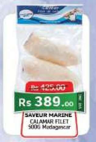 SAYEUR MARINE CALAMAR FILET 500G Madagascar