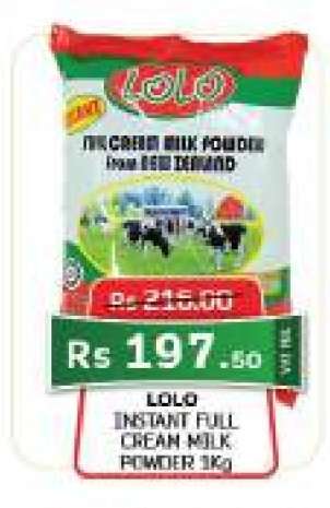 LOLO Instant Full Cream Milk Powder 1kg