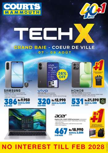 thumbnail - Courts Mammouth catalogue - Tech X Grand Baie - Coeur De Ville