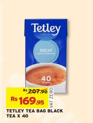 TETLEY TEA BAG BLACK TEA X 40