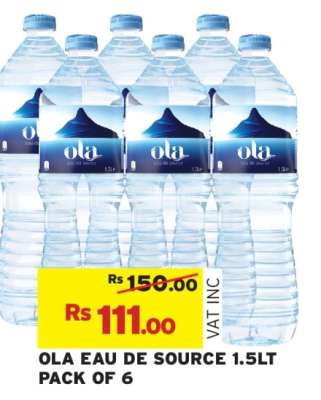 OLA EAU DE SOURCE 1.5LT PACK OF 6