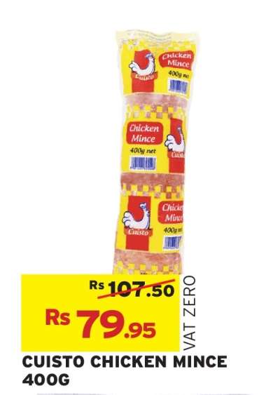 CUISTO CHICKEN MINCE 400G