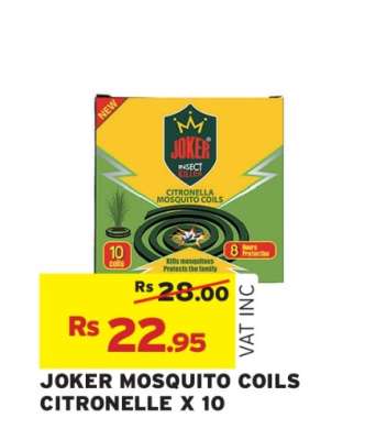 JOKER MOSQUITO COILS CITRONELLE X 10