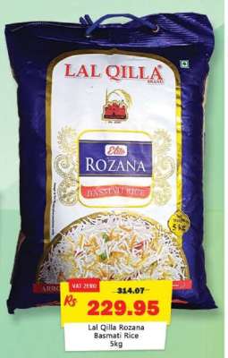 Lal Qilla Rozana Basmati Rice 5kg