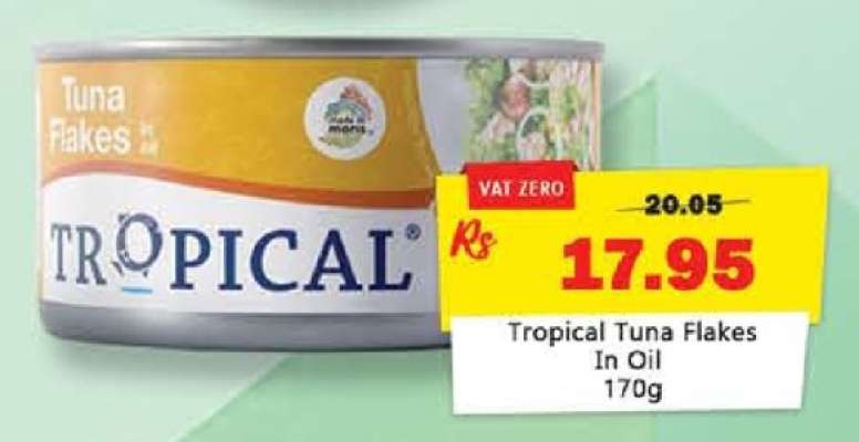 Tropical Tuna Flakes in Oil