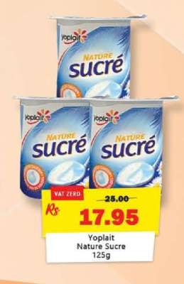Yoplait Nature Sucre