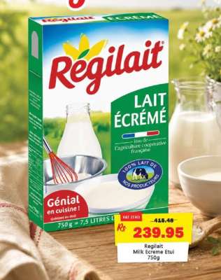 Regilait Milk Ecreme Etui 750g