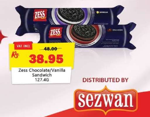 Zess Chocolate/Vanilla Sandwich