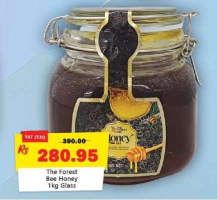 The Forest Bee Honey 1kg Glass