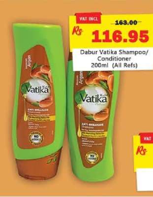 Dabur Vatika Shampoo/Conditioner 200ml