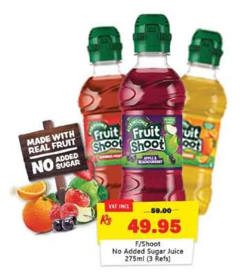 F/Shoot No Added Sugar Juice