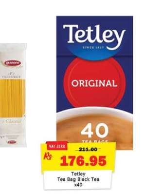 Tetley Tea Bag Black Tea x40