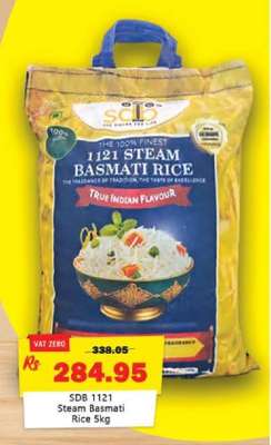 SDB 1121 Steam Basmati Rice 5kg