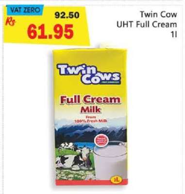 Twin Cow UHT Full Cream 1l