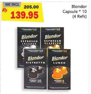 Blondor Capsule * 10 (4 Refs)