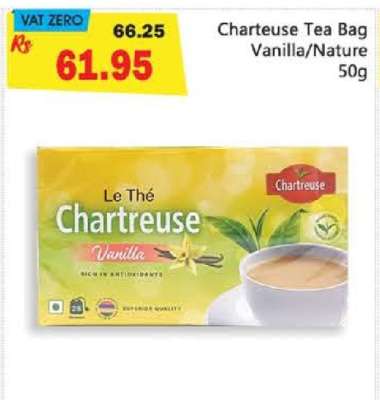 Charteuse Tea Bag Vanilla/Nature 50g