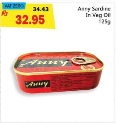 Anny Sardine In Veg Oil 125g