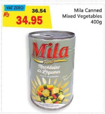Mila Canned Mixed Vegetables 400g