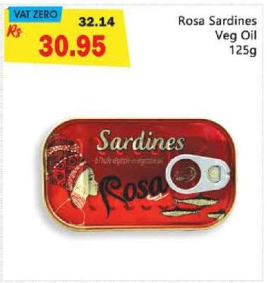 Rosa Sardines Veg Oil 125g
