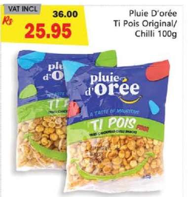 Pluie D’orée Ti Pois Original/Chilli 100g