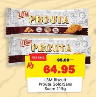 LBM Biscuit Prouta Gold/Sans Sucre 115g