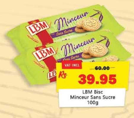 LBM Bisc Minceur Sans Sucre 100g