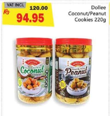 Dollee Coconut/Peanut Cookies 220g