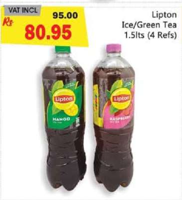 Lipton Ice/Green Tea 1.5lts (4 Refs)