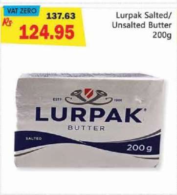 LURPAK SALTED / UNSALTED BUTTER 200G