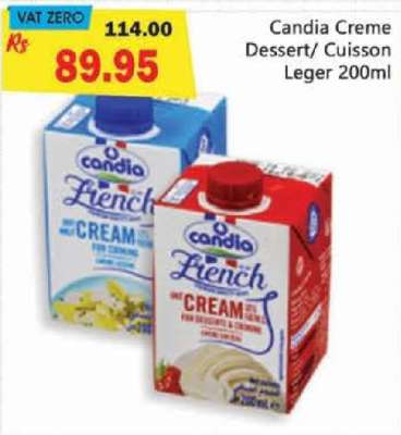 Candia Creme Dessert/ Cuisson Leger 200ml