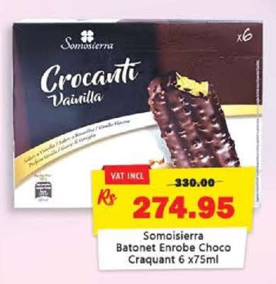 Somosierra Batonet Enrobe Choco Craquant 6 x 75ml