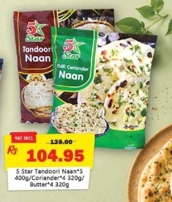 5 Star Tandoori Naan