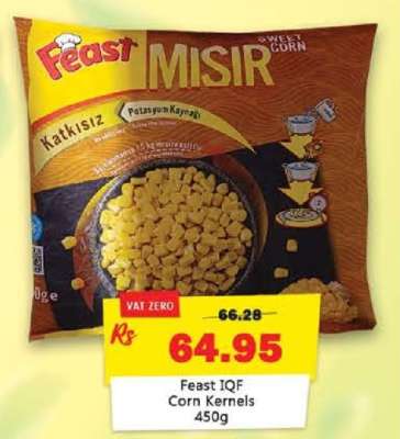 Feast IQF Corn Kernels 450g