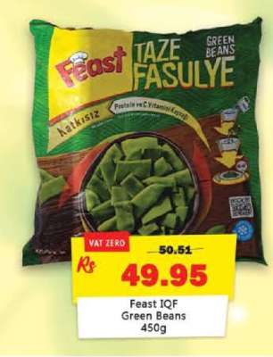 Feast IQF Green Beans 450g
