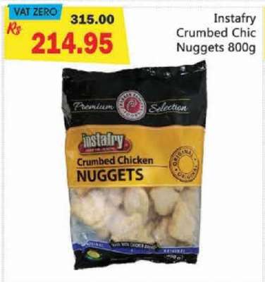 Instafry Crumbed Chic Nuggets 800g