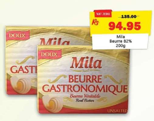Mila Beurre 82% 200g