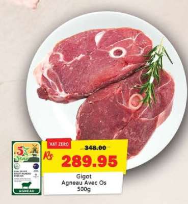 Gigot Agneau Avec OS 500g