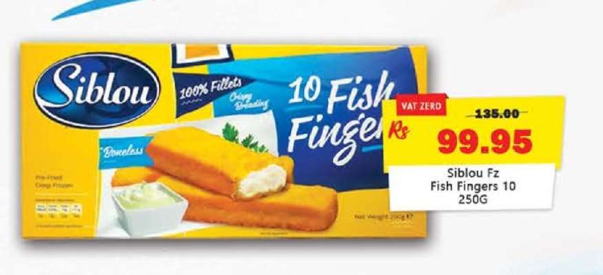 Siblou Fz Fish Fingers 10 250G