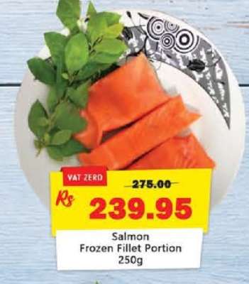 Salmon Frozen Fillet Portion 250g